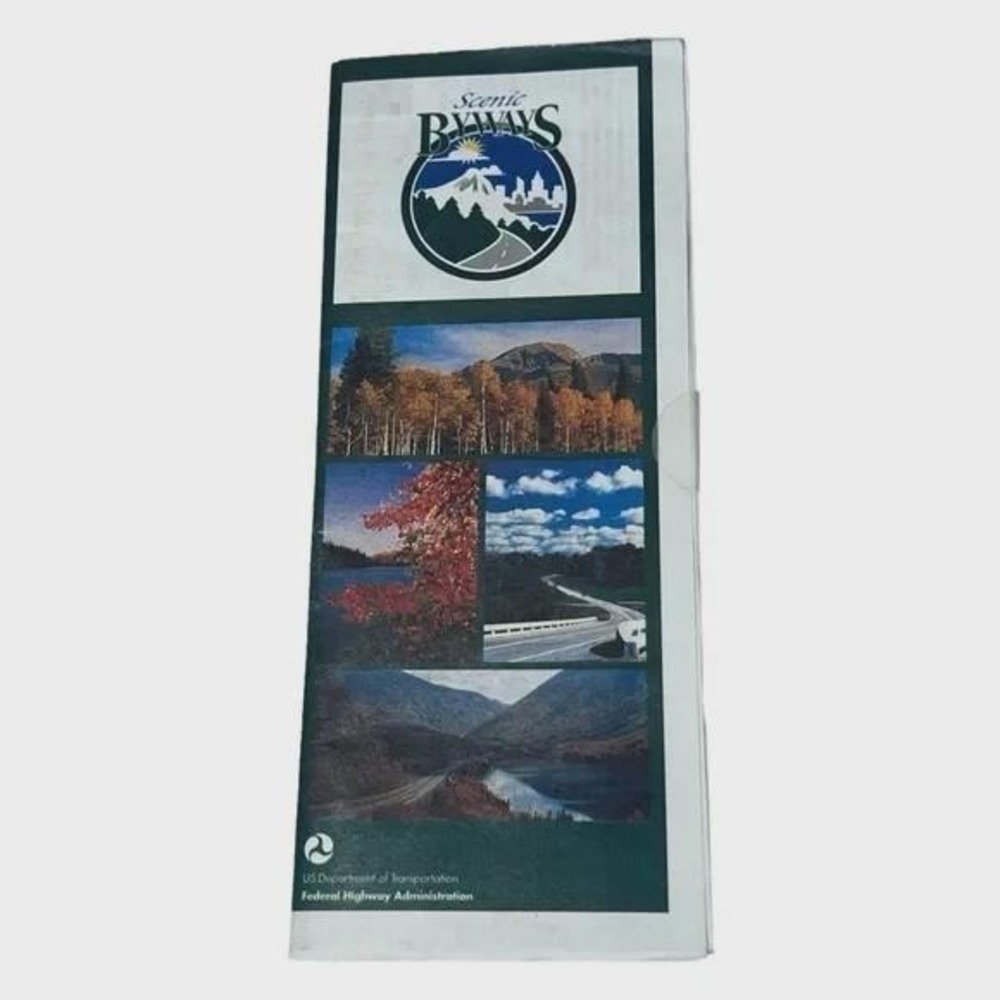 Scenic Byways USA Map and Points of Interests Vintage 1999
